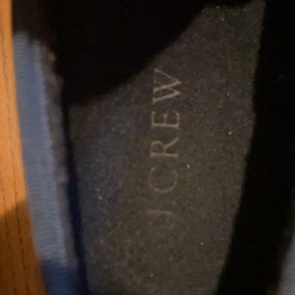 JCrew Men’s Slippers, Size 11, Green quilted outside, faux fur inside. - Picture 4 of 5